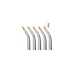Set Dental 10 - Сменные насадки круглые из синтетики со сгибом для ручки S
